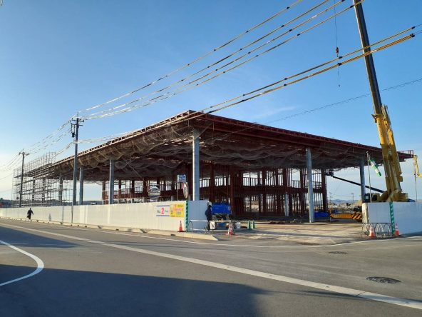 本社新社屋 工事の様子① 本社新社屋 工事の様子①
